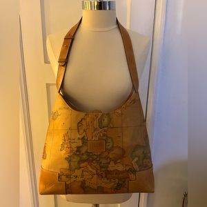 Alviero Martini Classic Geo Print Shoulder Bag